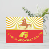 City of Jacksonville flag (Standing Front)