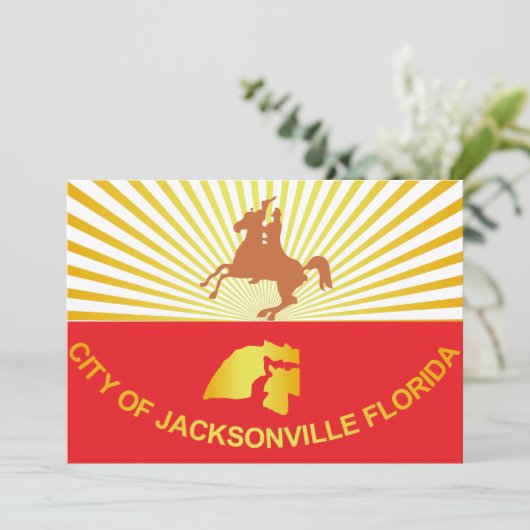 City of Jacksonville flag (Standing Front)
