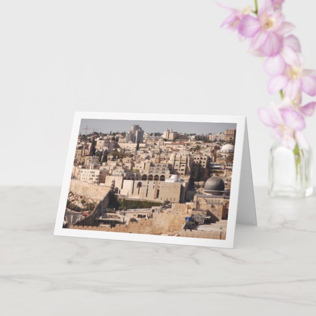 City of Jerusalem Card (Orchid)
