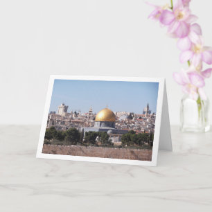 City of Jerusalem, the Dome of the Rock Card