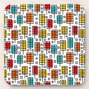 City of Leaves Beverage Coaster