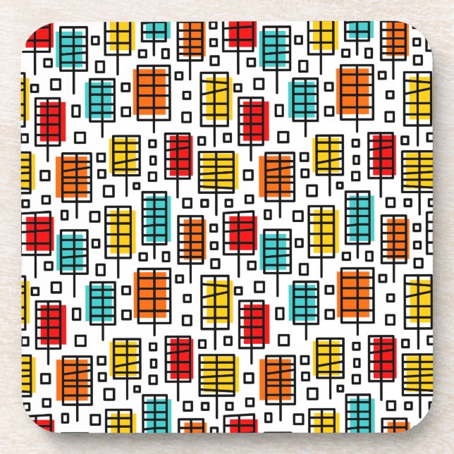 City of Leaves Beverage Coaster (Front)