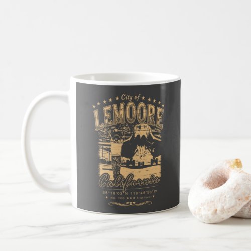 CITY OF LEMOORE _ KINGS CALIFORNIA VINTAGE  COFFEE MUG