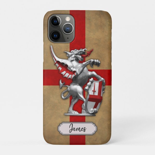 City of London Dragon Personalizable Case-Mate iPhone Case (Back)