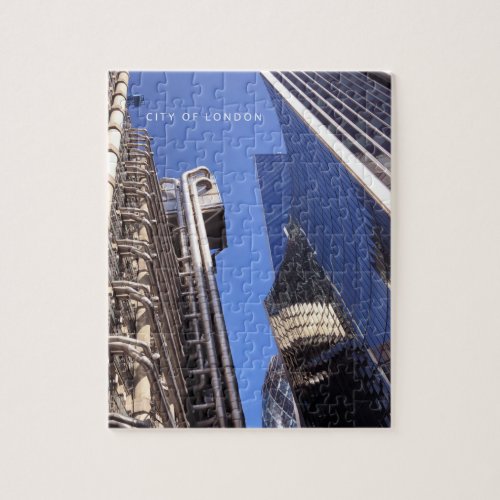 City of London  Lloyds building photography Jigsaw Puzzle