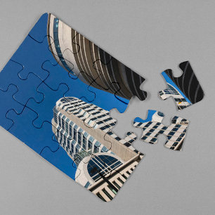 City of London Skyscrapers in the blue sky photo Jigsaw Puzzle