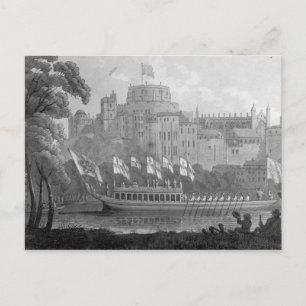 City of London State Barge Postcard