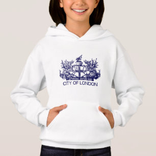 City of London, Vintage, Coat of Arms, England UK Hoodie