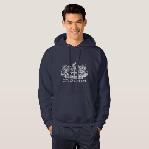 City of London Vintage Coat of Arms England UK Hoodie