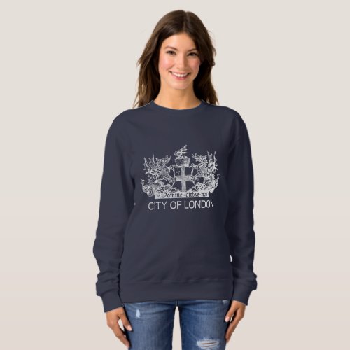 City of London Vintage Coat of Arms England UK Sweatshirt