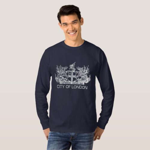 City of London Vintage Coat of Arms England UK T_Shirt