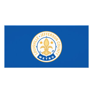 City of Louisville flag Card