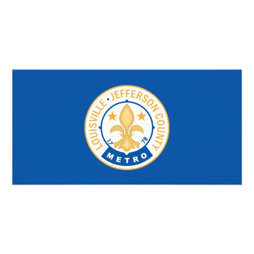 City of Louisville flag Card