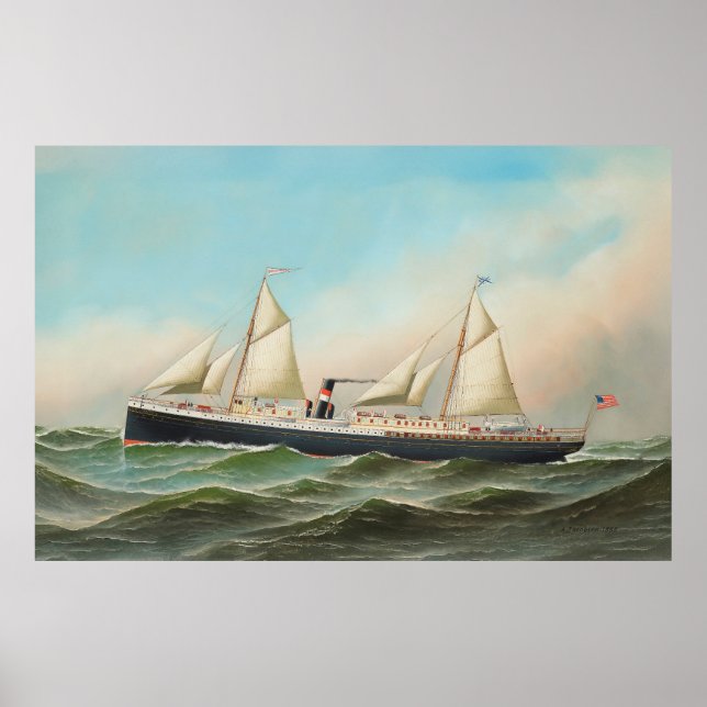City of Macon Steamship Reproduction Poster (Front)