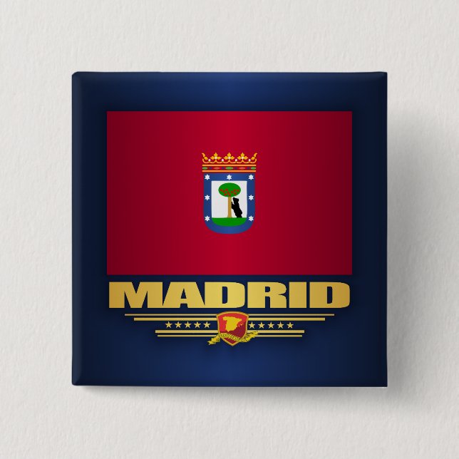 City of Madrid Button (Front)
