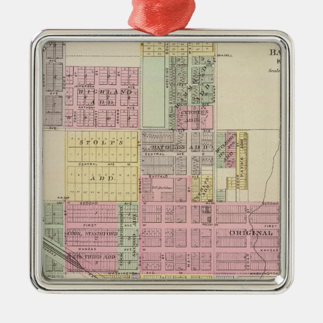 City of Medicine Lodge, Kansas Metal Ornament (Front)