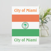 City of Miami flag (Standing Front)
