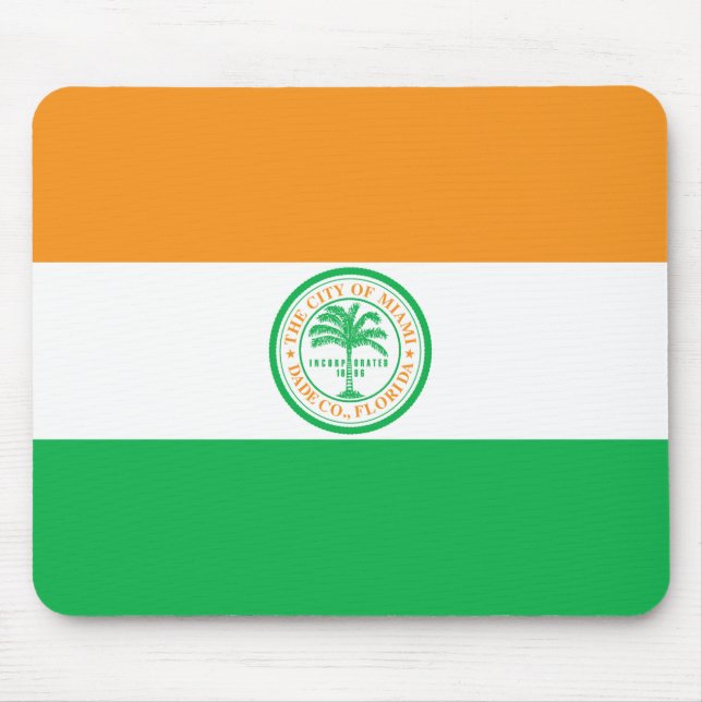 City of Miami (Florida) Flag Mouse Pad (Front)