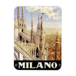 City Of Milan Italian Travel Poster 1920 Magnet at Zazzle