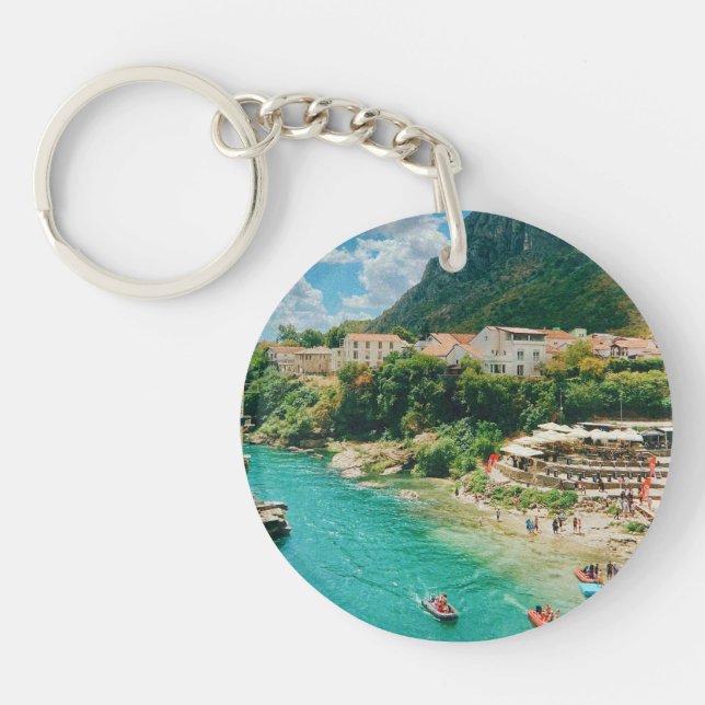 City of Mostar - Bosnia and Herzegovina Keychain (Front)