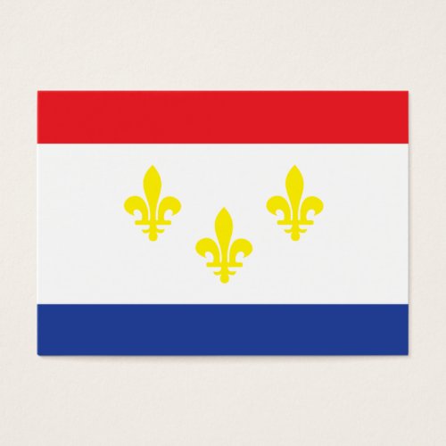 City of New Orleans flag Business Card