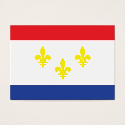 Customizable City of New Orleans flag Business Card