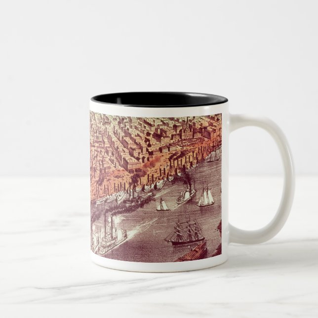 City of New Orleans Two-Tone Coffee Mug (Right)