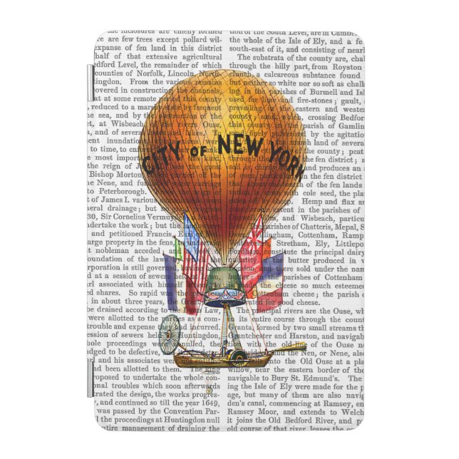 City of New York Hot Air Balloon iPad Mini Cover (Front)