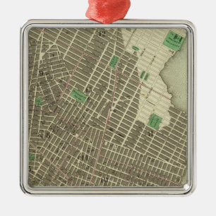 City Of New York Metal Ornament