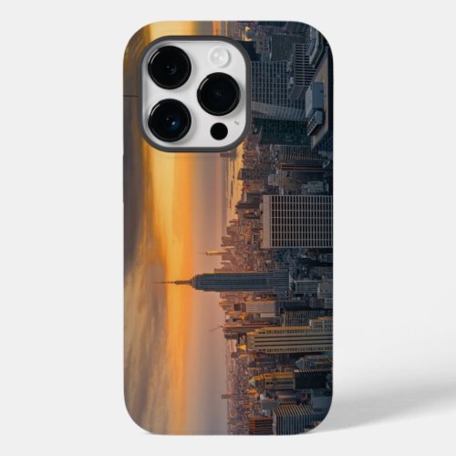 city of new york with the magnificent sunset Case_Mate iPhone 14 pro case