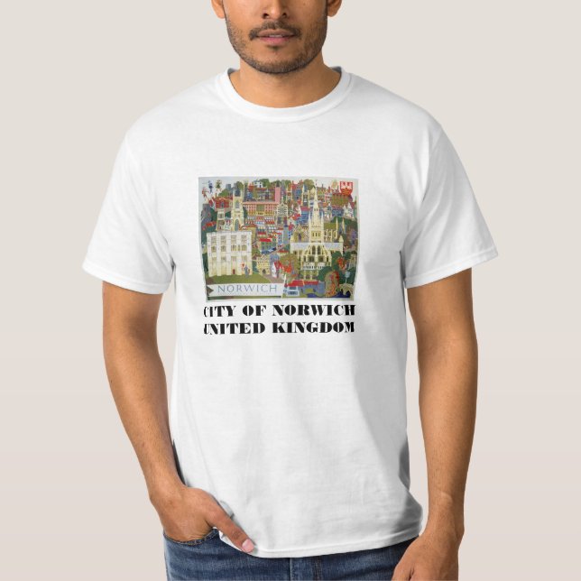 CITY OF NORWICH UK T-SHIRT (Front)