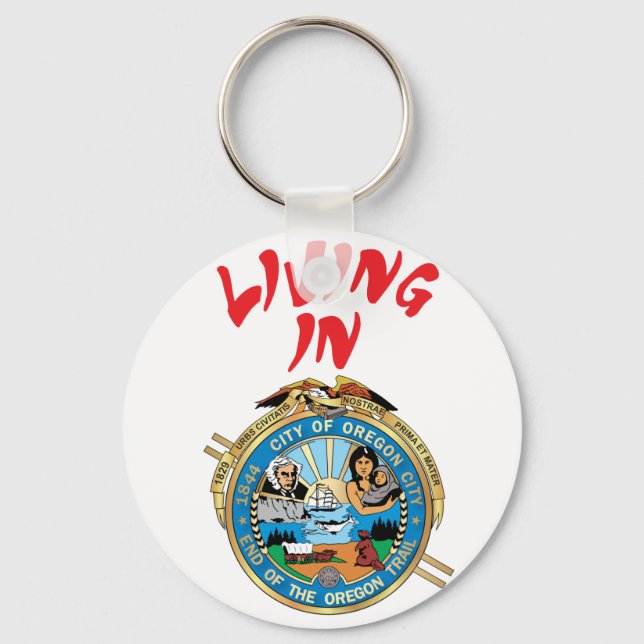 City of Oregon Keychain (Front)