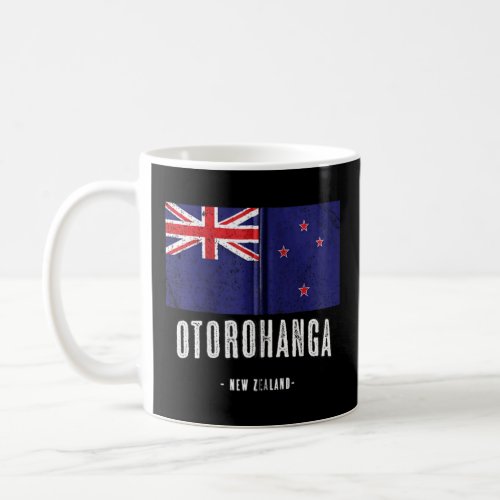 City Of Otorohanga New Zealand Nz Kiwi Flag Merch  Coffee Mug