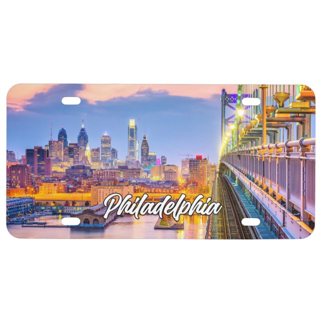 City Of Philadelphia, Pennsylvania License Plate (Front)