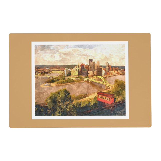 City of Pittsburgh Placemat (Front)