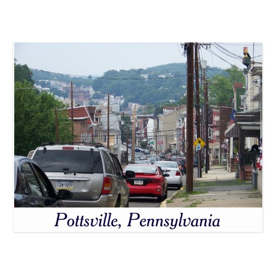 City of Pottsville, Pennsylvania Post Card