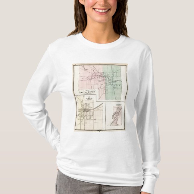 City of Ripon, Village of Omro, Dartford T-Shirt (Front)