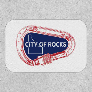 City Of Rocks Idaho Rock Climbing Carabiner Patch
