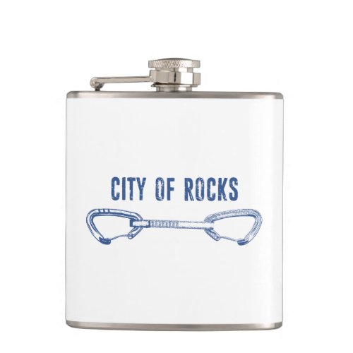 City Of Rocks Idaho Rock Climbing Quickdraw Flask