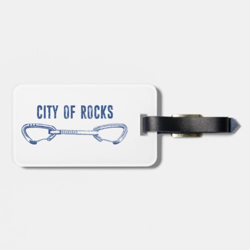 City Of Rocks Idaho Rock Climbing Quickdraw Luggage Tag