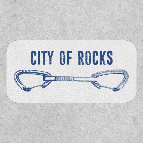 City Of Rocks Idaho Rock Climbing Quickdraw Patch