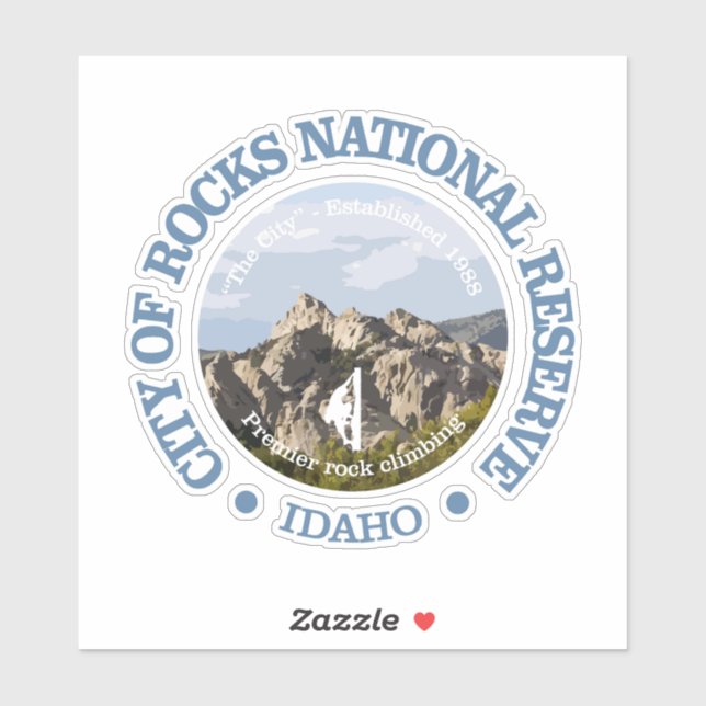City of Rocks NR Sticker (Sheet)