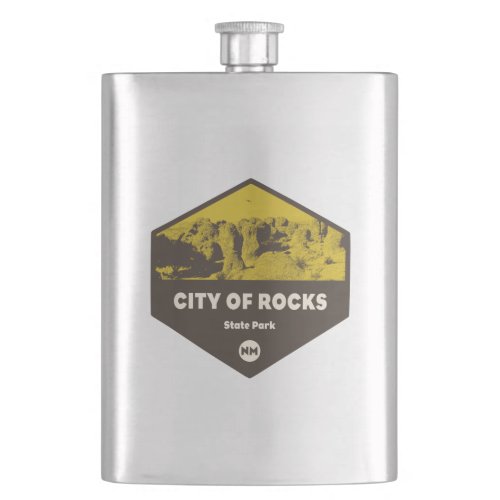 City of Rocks State Park New Mexico Flask