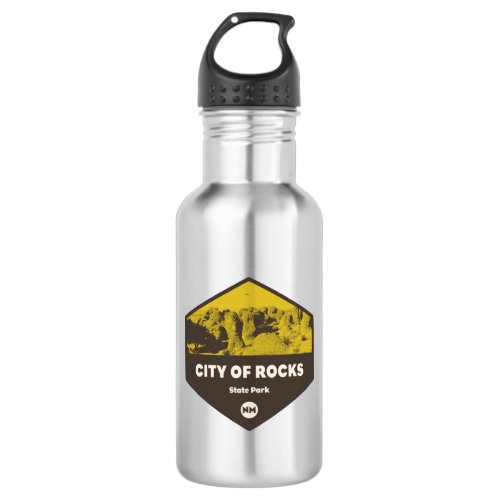 City of Rocks State Park New Mexico Stainless Steel Water Bottle
