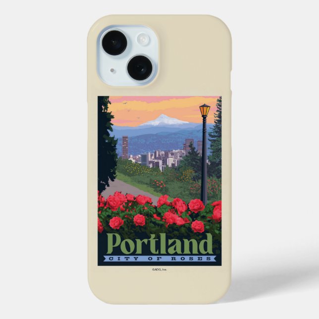 City of Roses | Portland, Oregon Case-Mate iPhone Case (Back)
