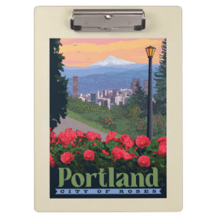 City of Roses Portland, Oregon Clipboard