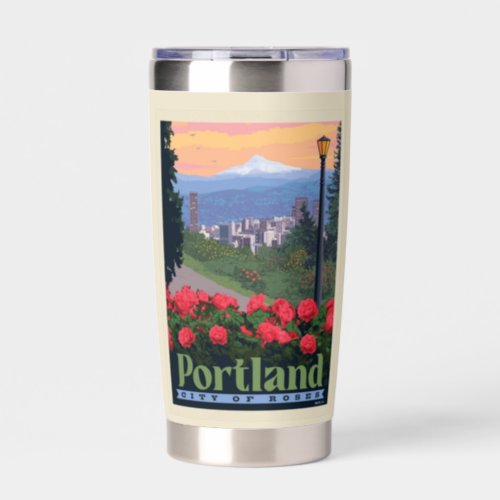 City of Roses  Portland Oregon Insulated Tumbler