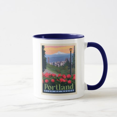 City of Roses  Portland Oregon Mug