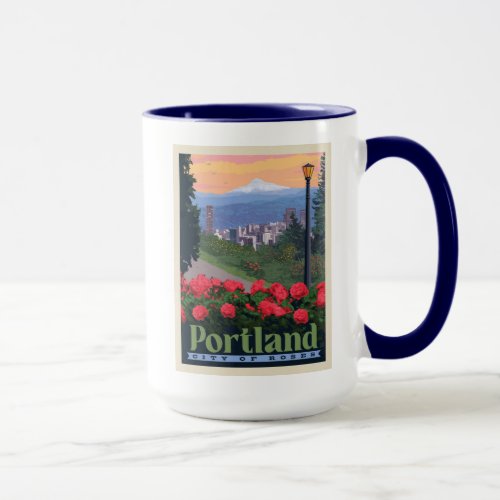 City of Roses  Portland Oregon Mug