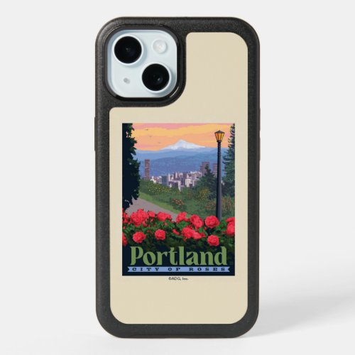 City of Roses  Portland Oregon iPhone 15 Case